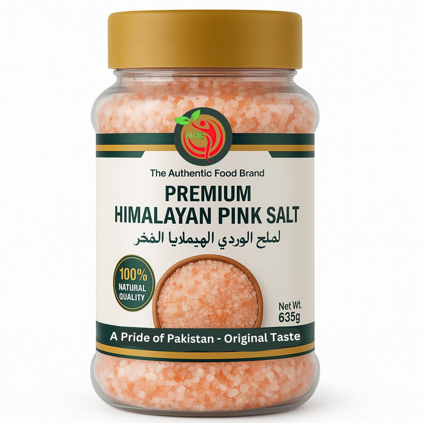 Flamingo Coarse Pink Himalayan Salt in a Jar, 500g